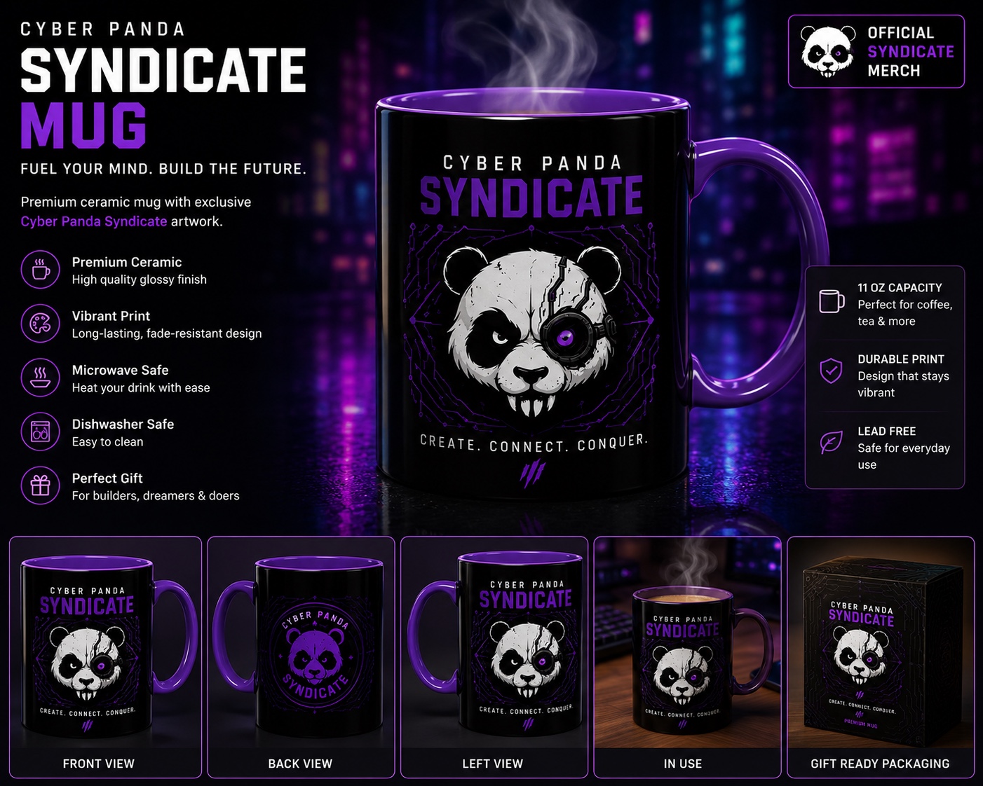 Cyber Panda Mug