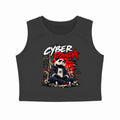 CYBER PANDA TANK TOP - Black